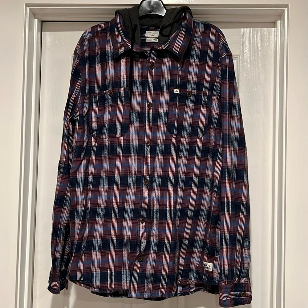 Quiksilver Long Sleeve Hooded Shirt